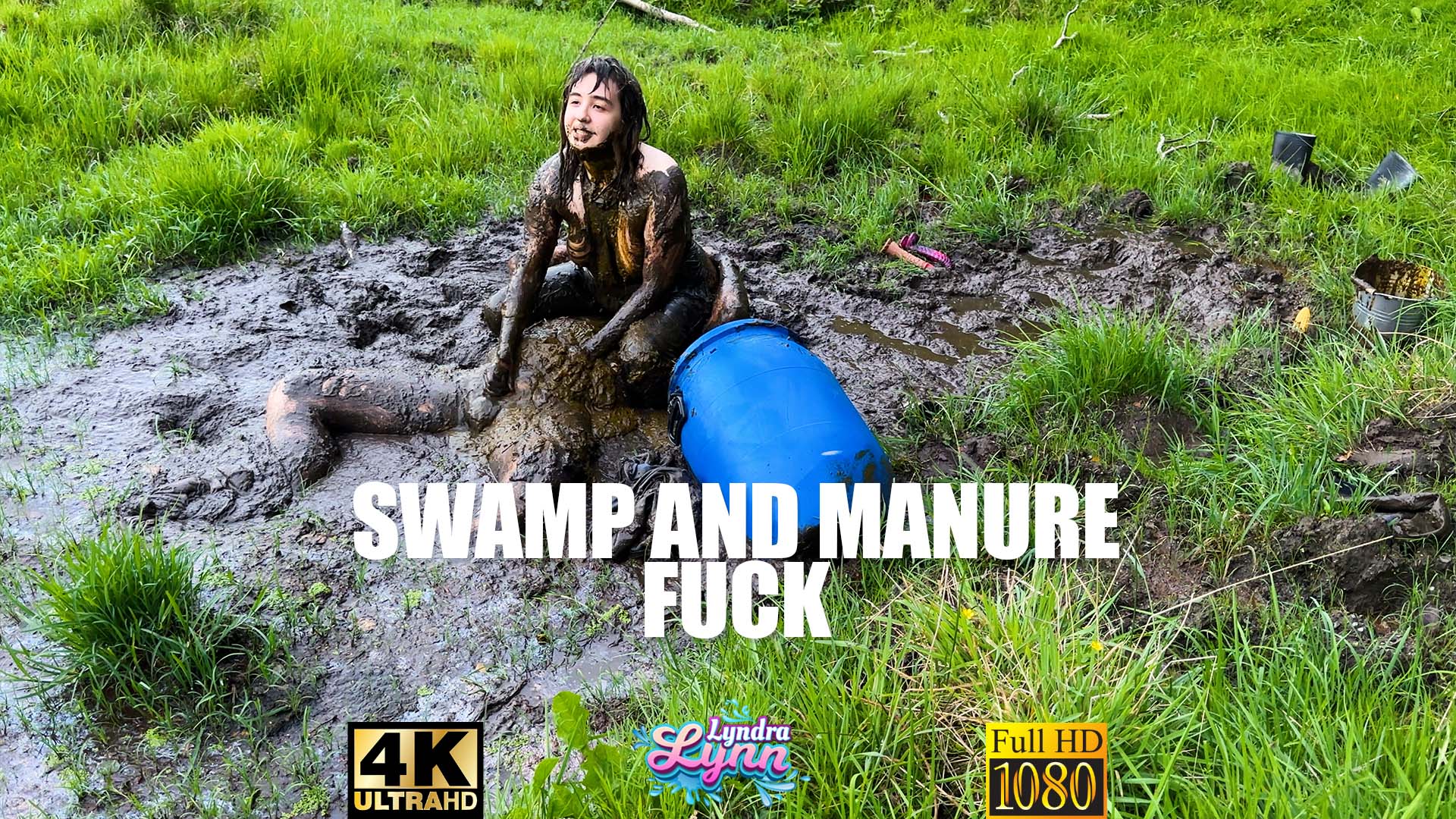 Lyndra Lynn - Swamp and Manure Fuck - ManureFetish - hot mud sex
