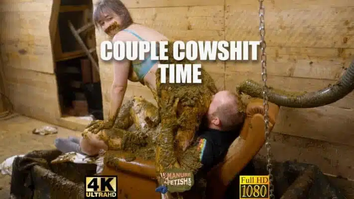 Pärchen-Kuhscheiße-Zeit