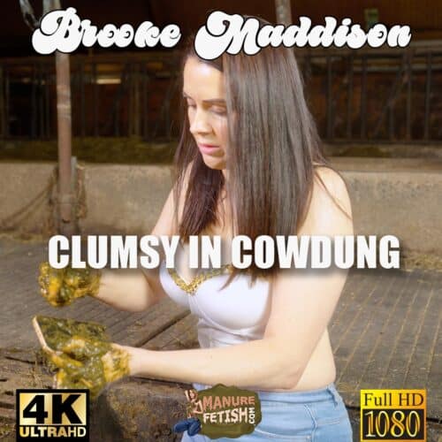 Brooke Maddison Clumsy In Cowdung
