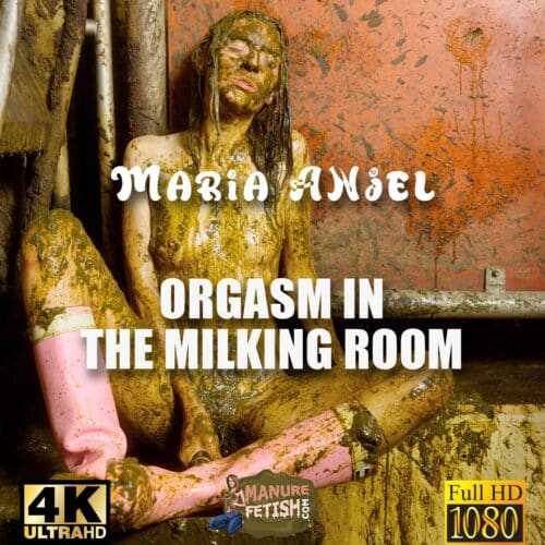 Maria Anjel Orgasm In The Milking Room