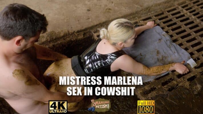 Mistress Marlena Sex In Cowshit Trailer